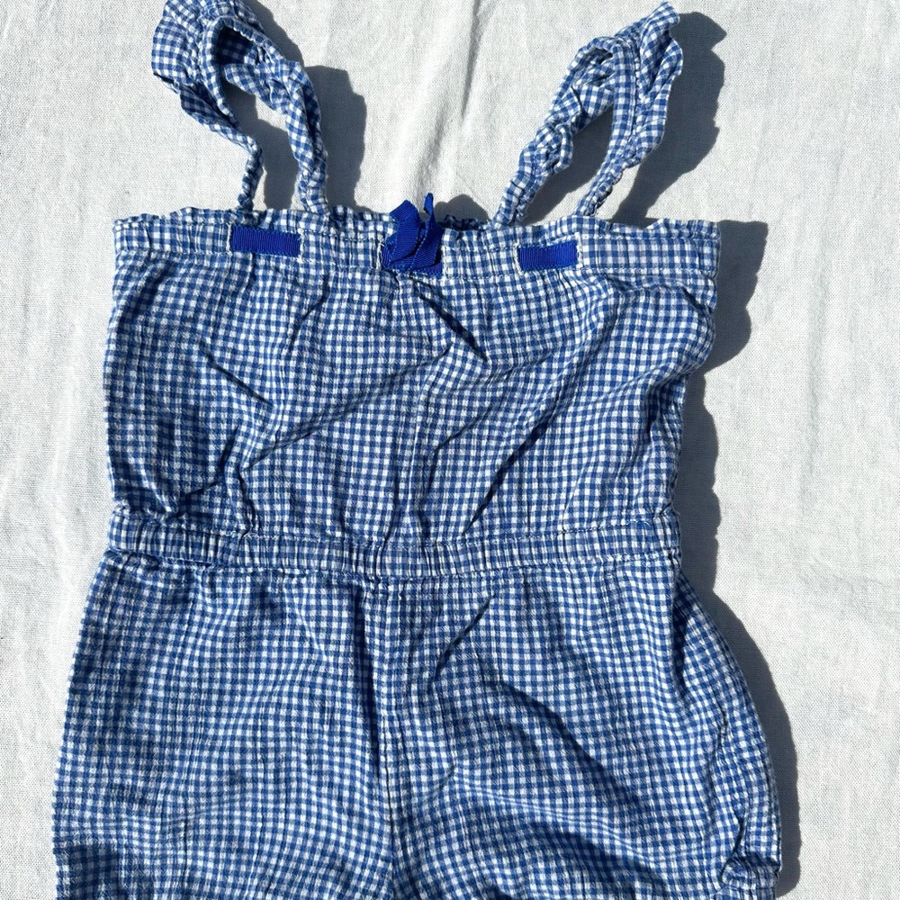 Baby gap gingham romper size 3T - Picture 2 of 4